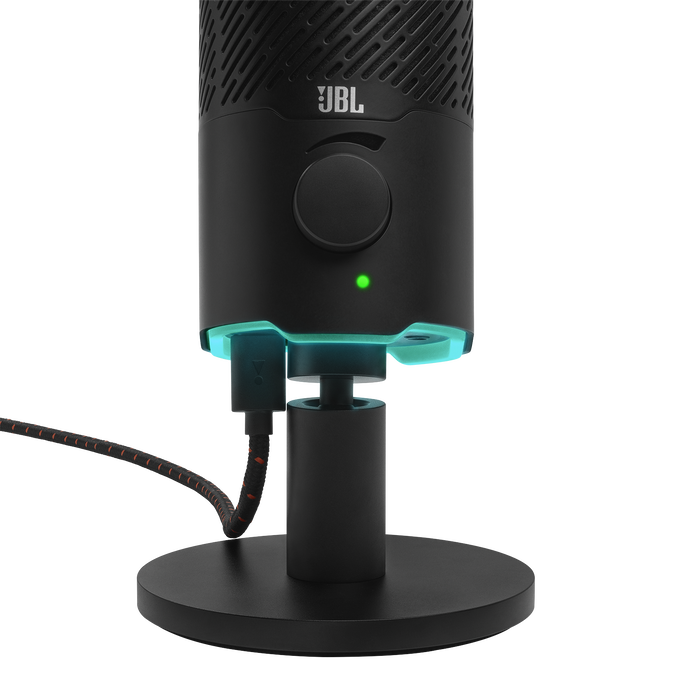 JBL Quantum Stream - Black - Dual pattern premium USB microphone for streaming, recording and gaming - Detailshot 3 image number null